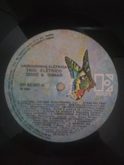 Lp Vinil Trio Elétrico Dodô & Osmar Vassourinha Elétrica