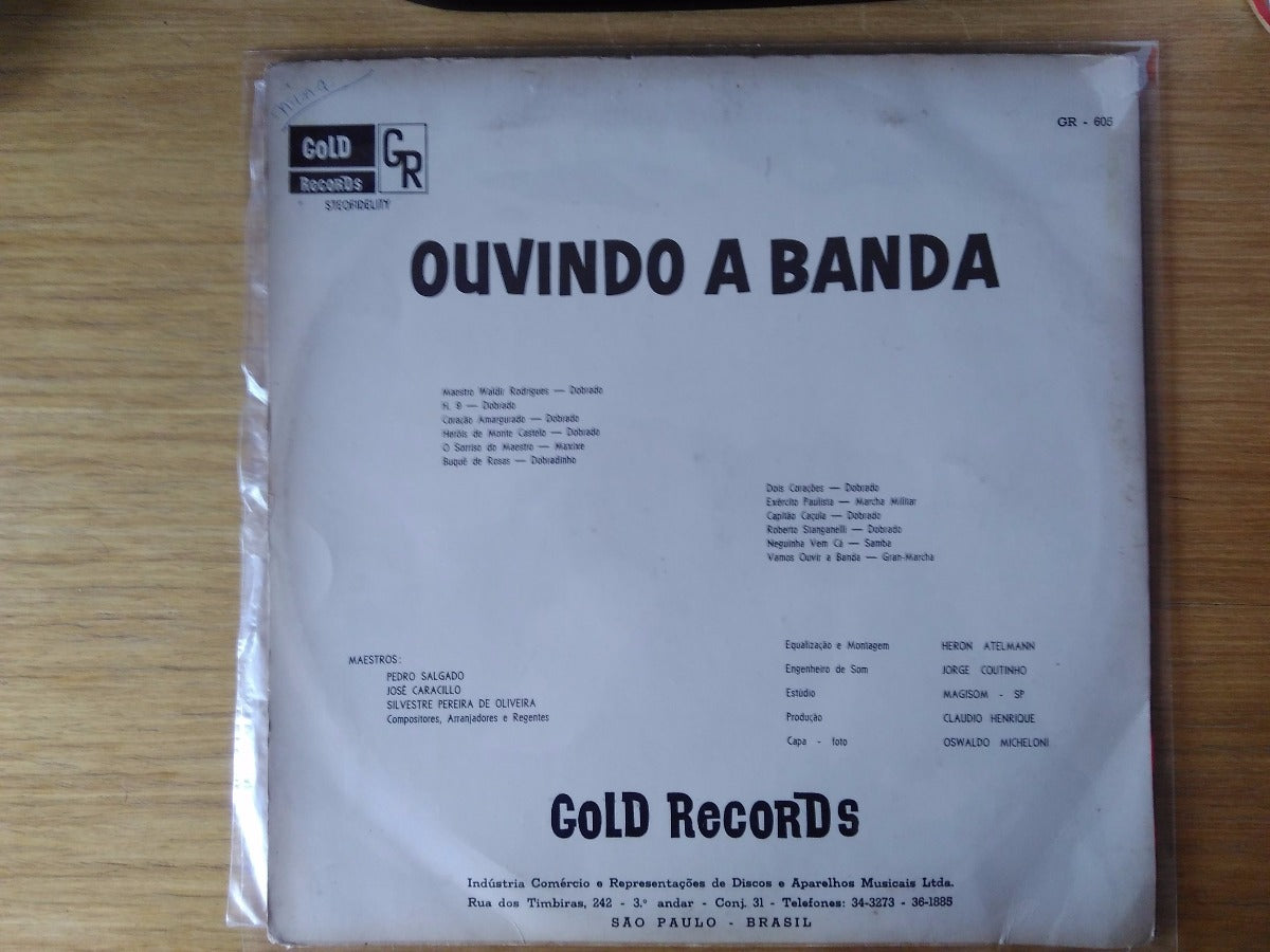 Lp Vinil Ouvindo A Banda Gold Records
