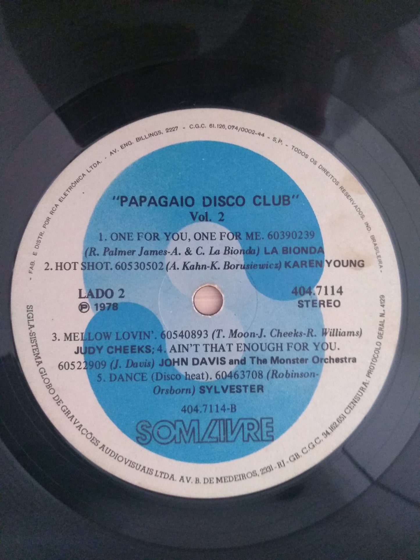 Lp Vinil Papagaio Disco Club