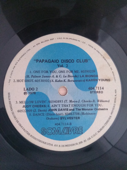Lp Vinil Papagaio Disco Club