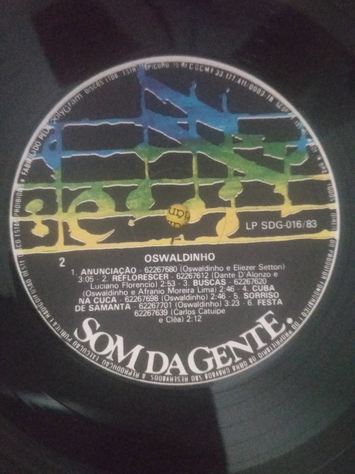 Lp Vinil Oswaldinho Céu E Chão Com Encarte