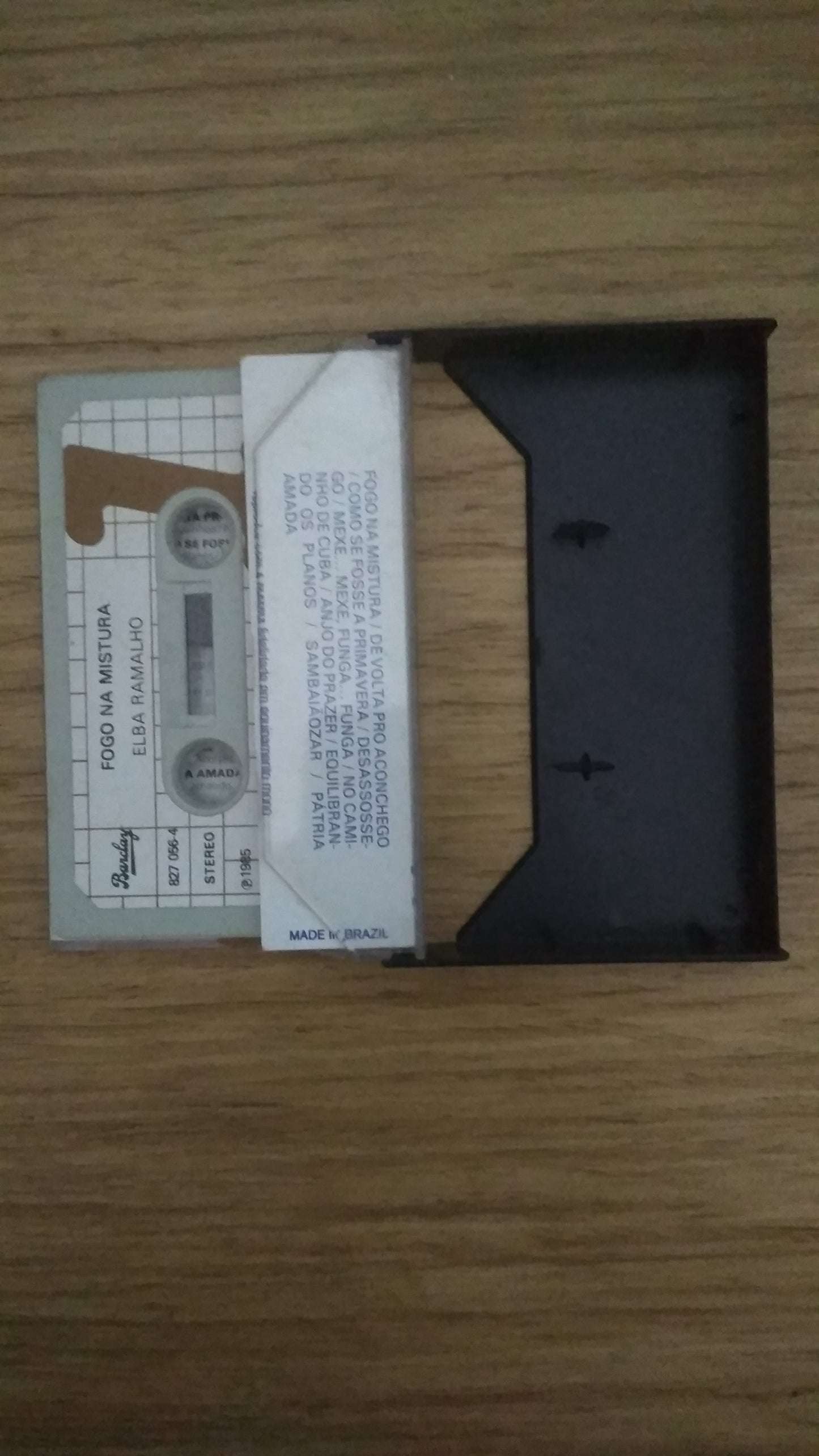 Fita K7 Cassete Elba Ramalho Fogo na Mistura