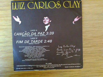 Lp Vinil Compacto Luiz Carlos Clay Canção Da Paz