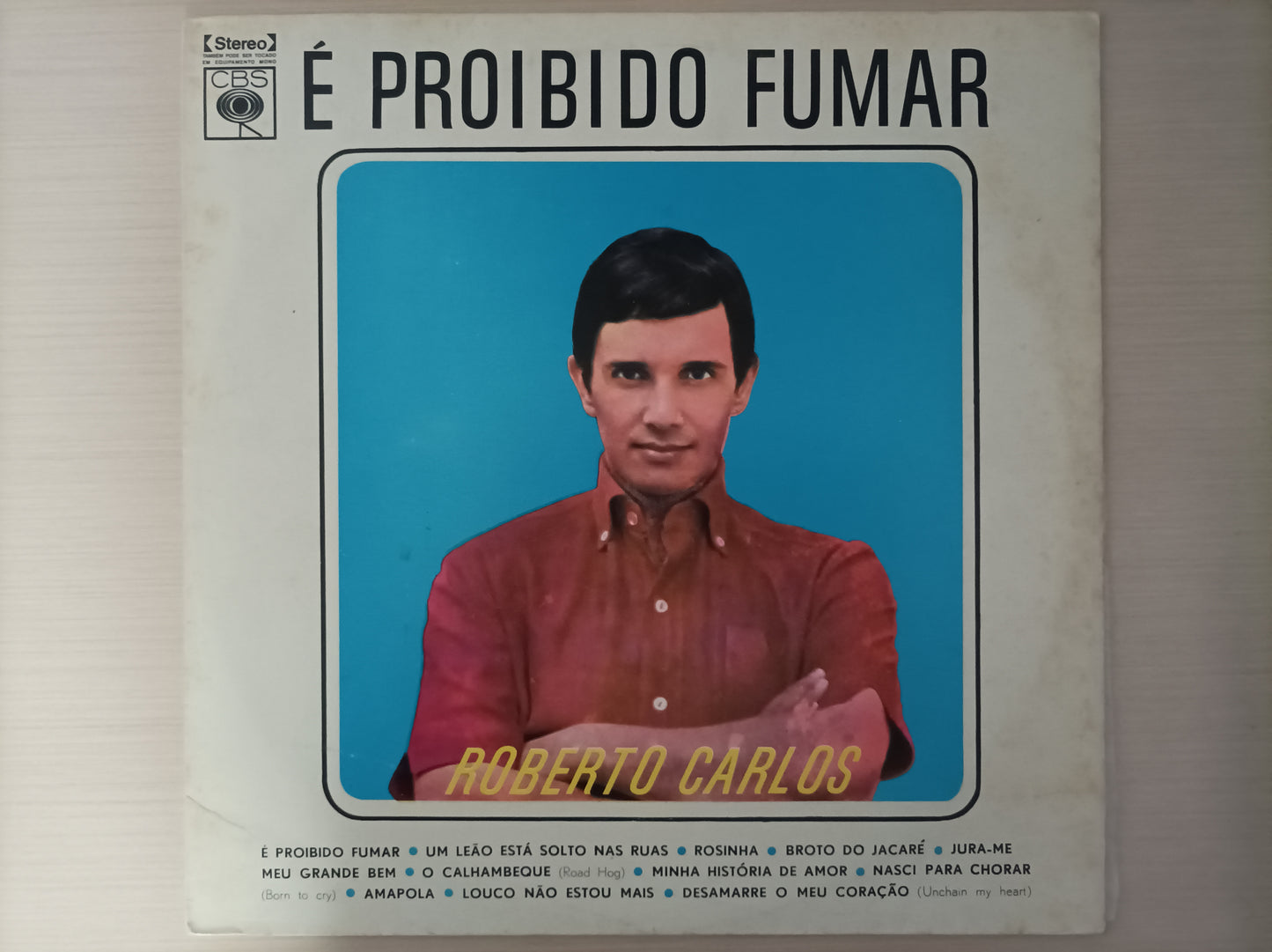 Lp Vinil Roberto Carlos É proibido fumar