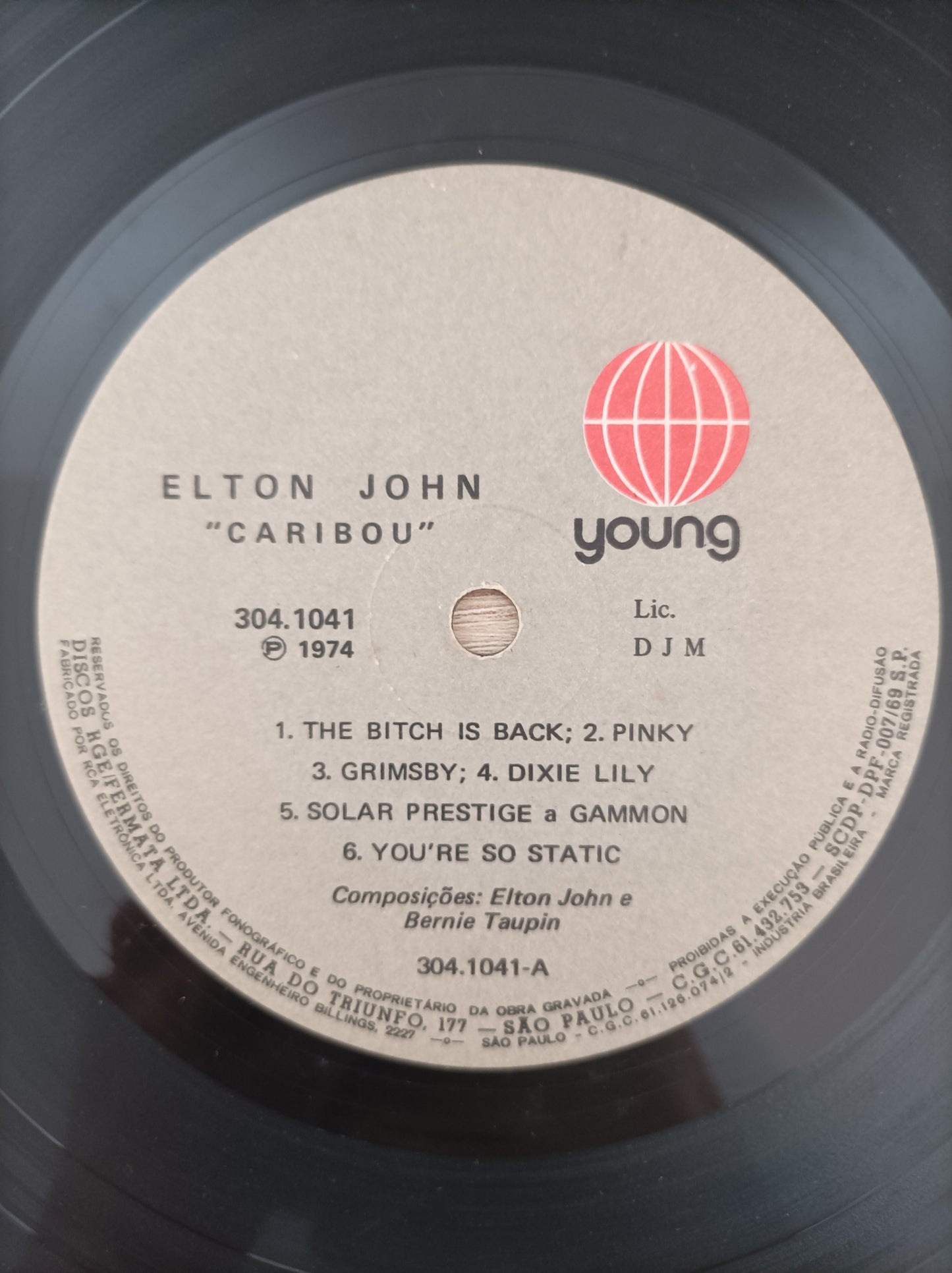 Lp Vinil Elton John Caribou