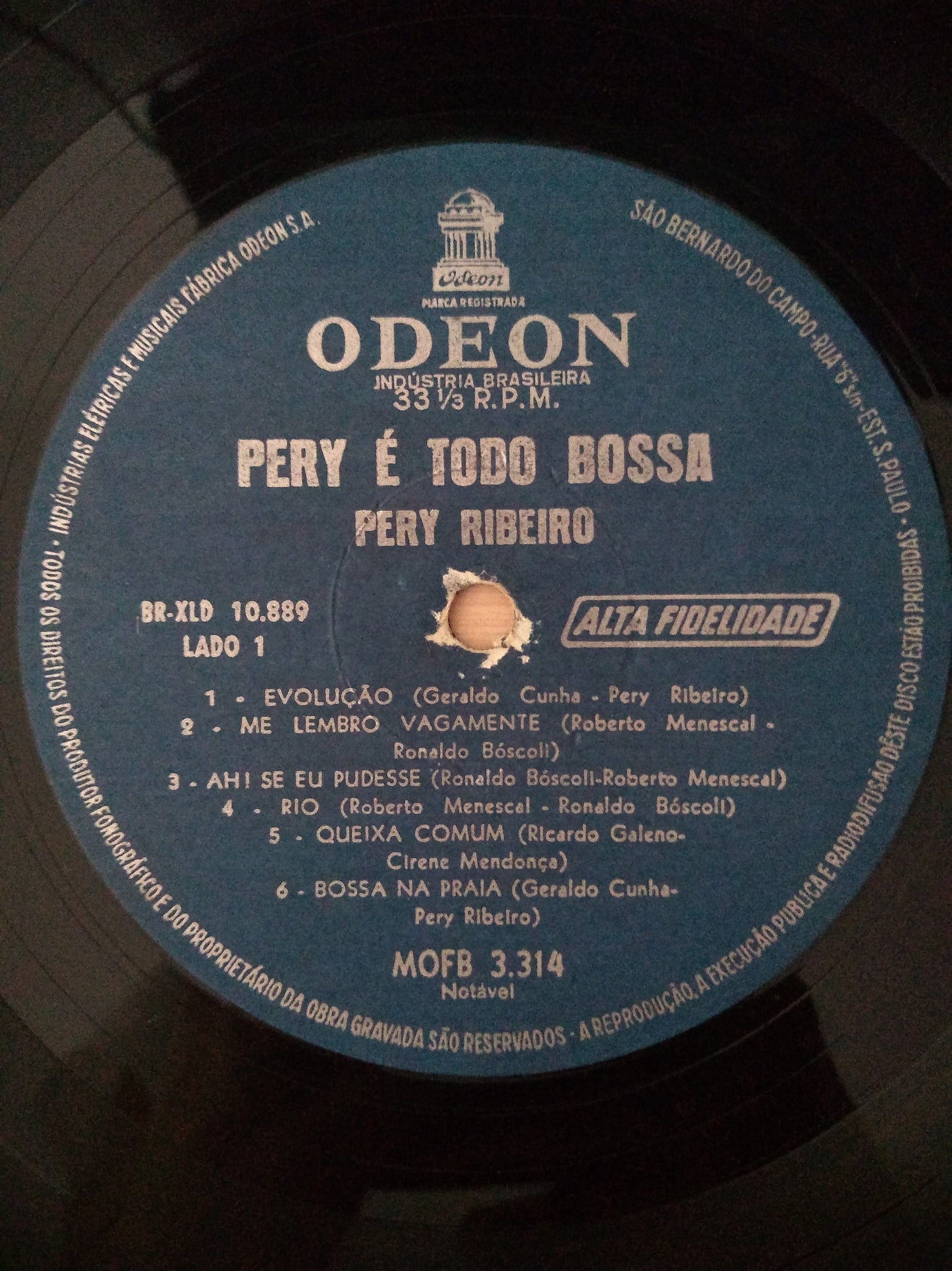 Lp Vinil Pery Ribeiro É Todo Bossa