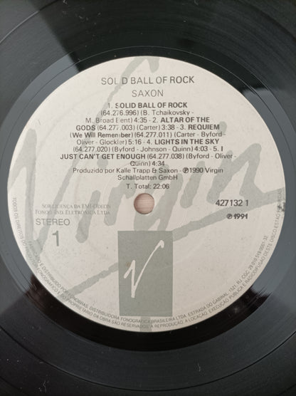 Lp Vinil Saxon Solid ball of rock