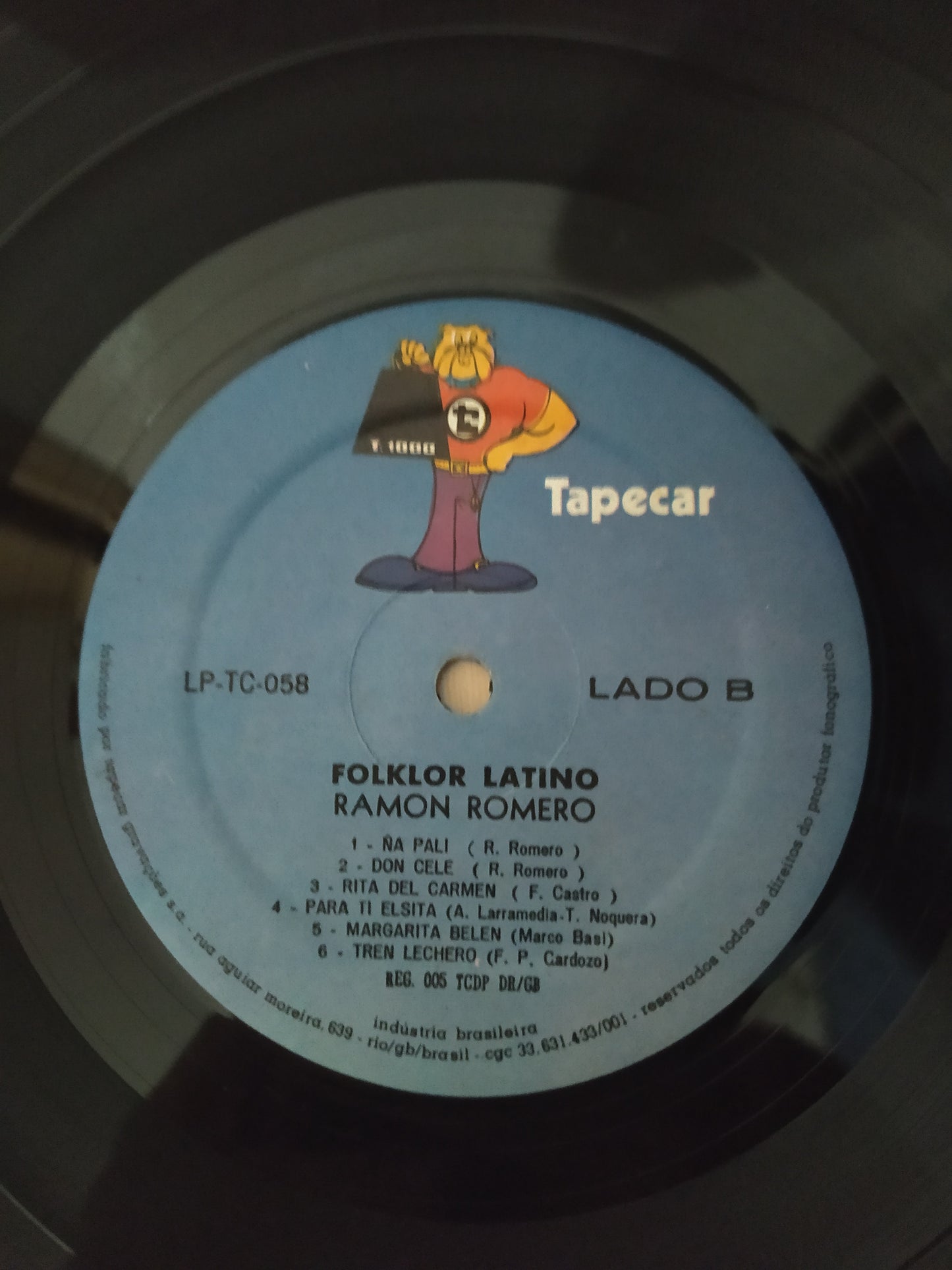 Lp Vinil Ramon Romero Folklor Latino