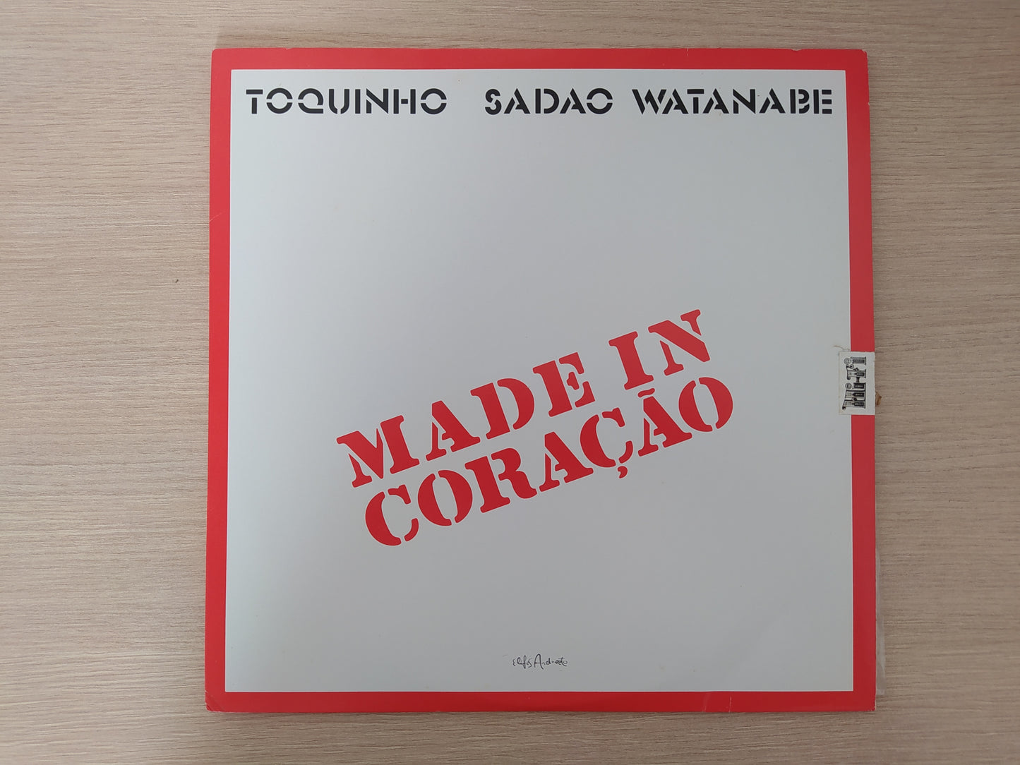 Lp Vinil Toquinho & Sadao Watanabe Made In Coração C Encarte