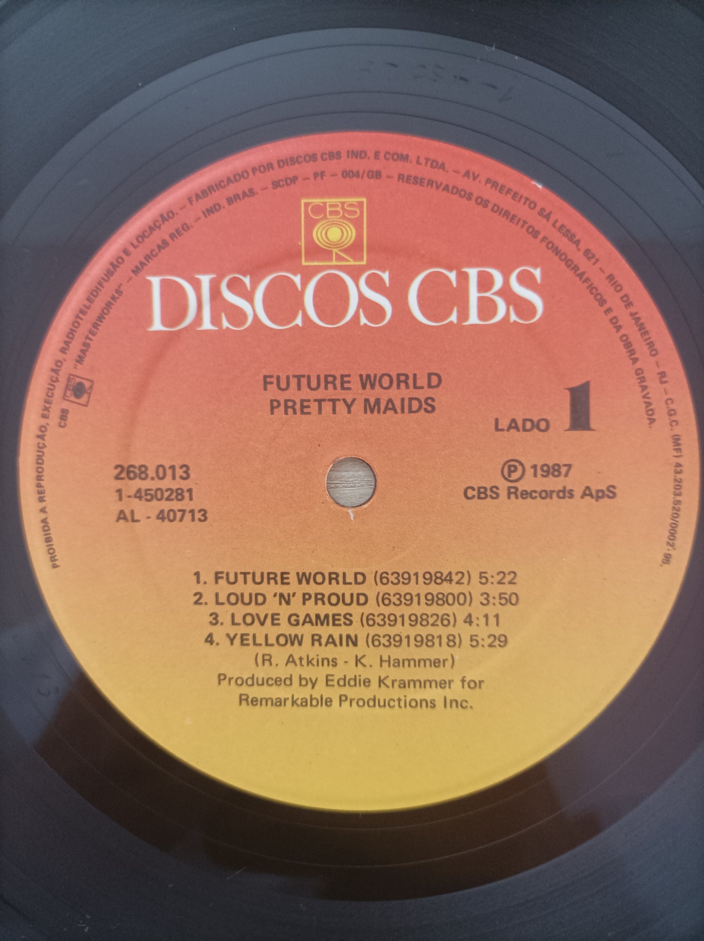 Lp Vinil Pretty Maids Future World