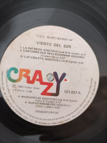Lp Vinil Viento Del Sur 1980 Com encarte