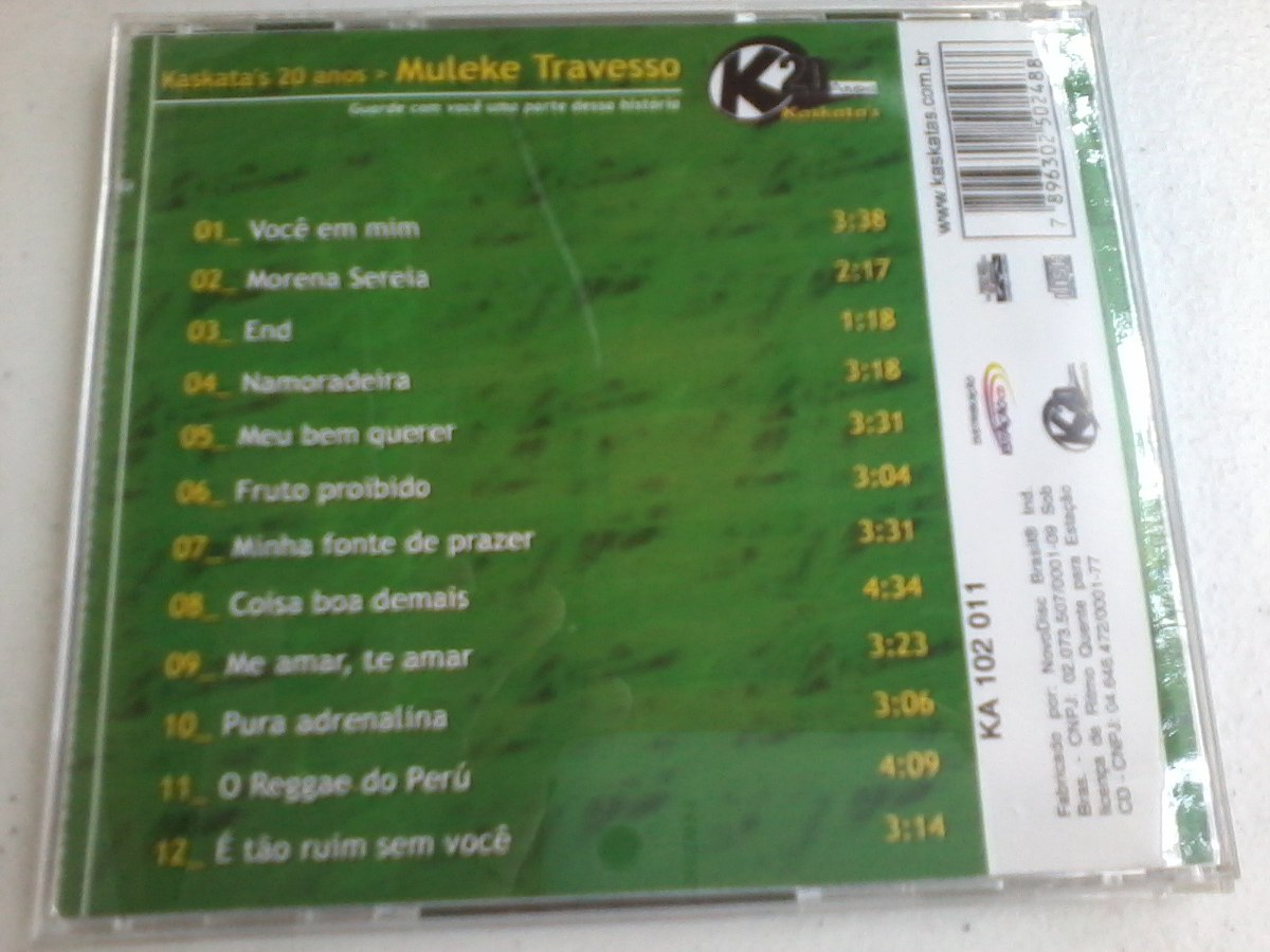 Cd Muleke Travesso Coisa Boa Demais