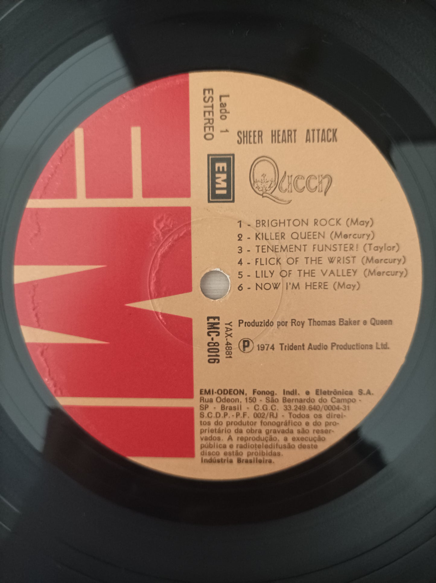 Lp Vinil Queen Sheer Heart Attack