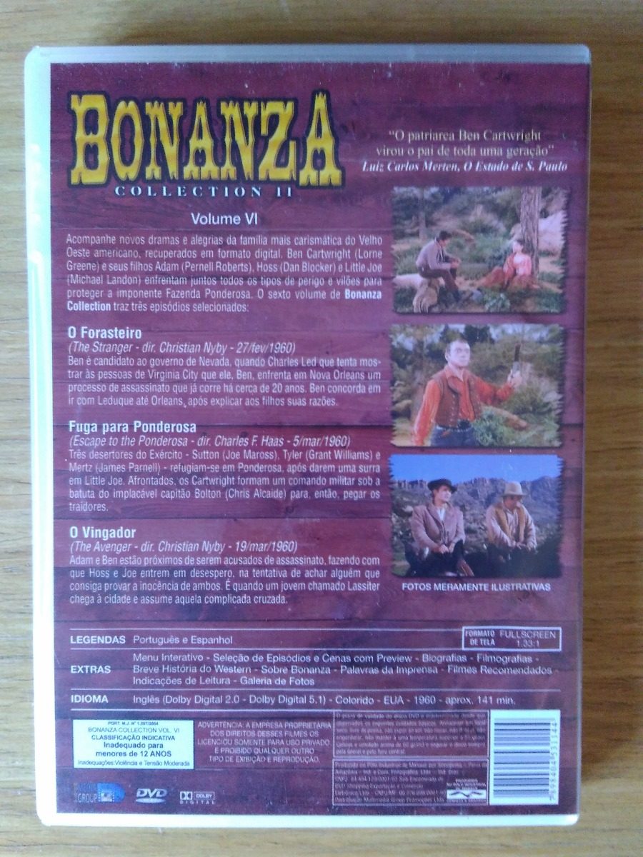 DVD - Bonanza Vol. VI