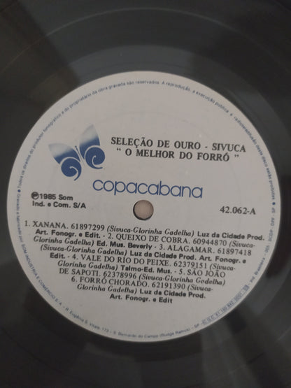Lp Vinil Sivuca O Melhor Do Forró Seleção De Ouro