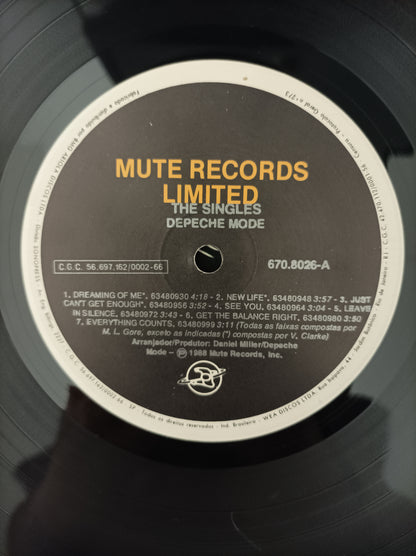 Lp Vinil Depeche Mode The Singles Com encarte