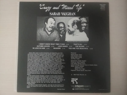 Lp Vinil Sarah Vaughan Crazy and Mixed Up