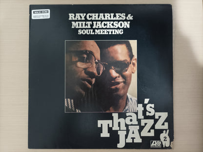 Lp Vinil Ray Charles & Milt Jackson Soul Meeting Com encarte