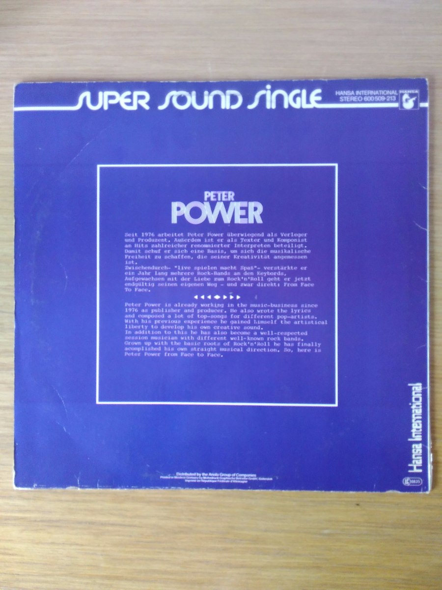 Lp Vinil Peter Power From Face To Face