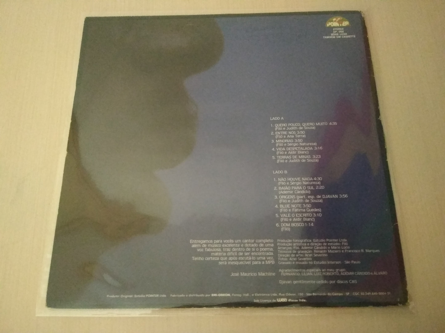 Lp Vinil Filó Origens