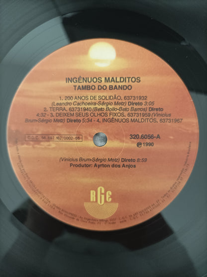 Lp Vinil Tambo do Bando Ingênuos Malditos Com encarte