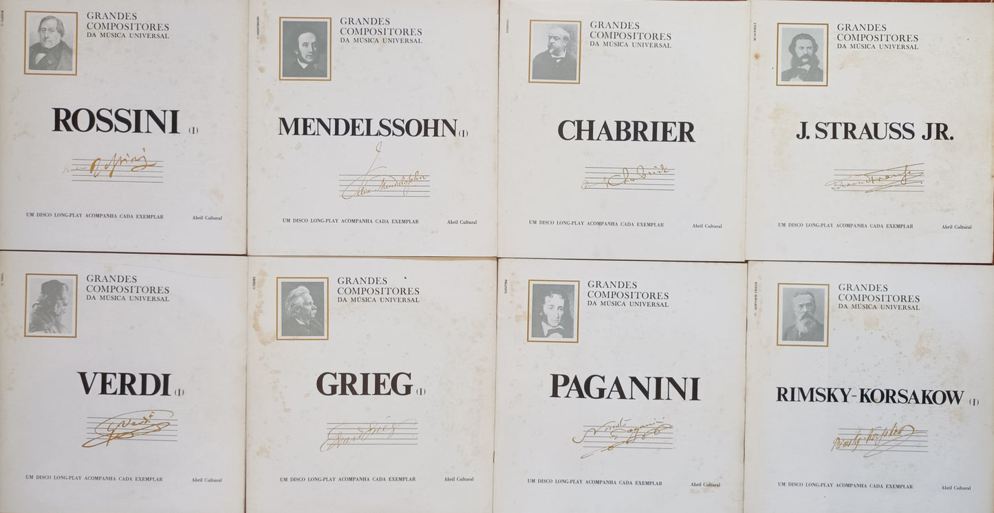 Lp Vinil Grandes Compositores Música Universal Românticos
