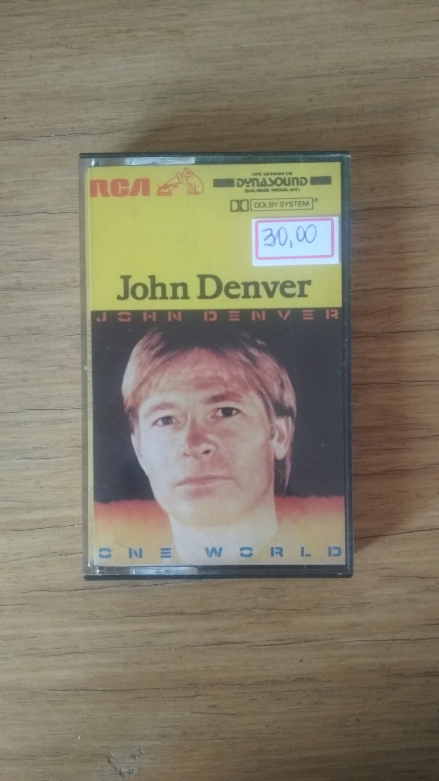 Fita K7 Cassete John Denver One World