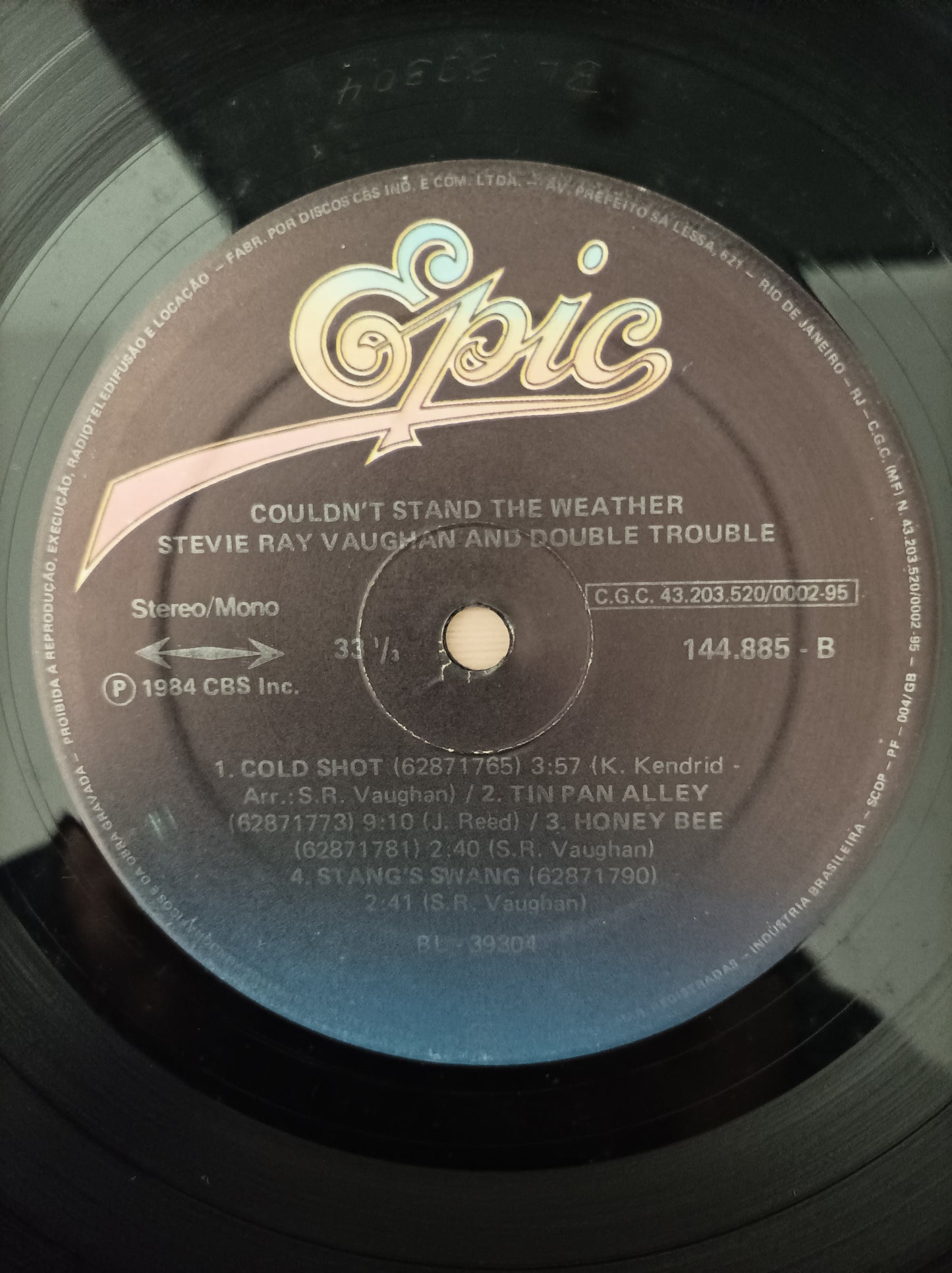 Lp Vinil Stevie Ray Vaughan Couldn't Stand the Weather
