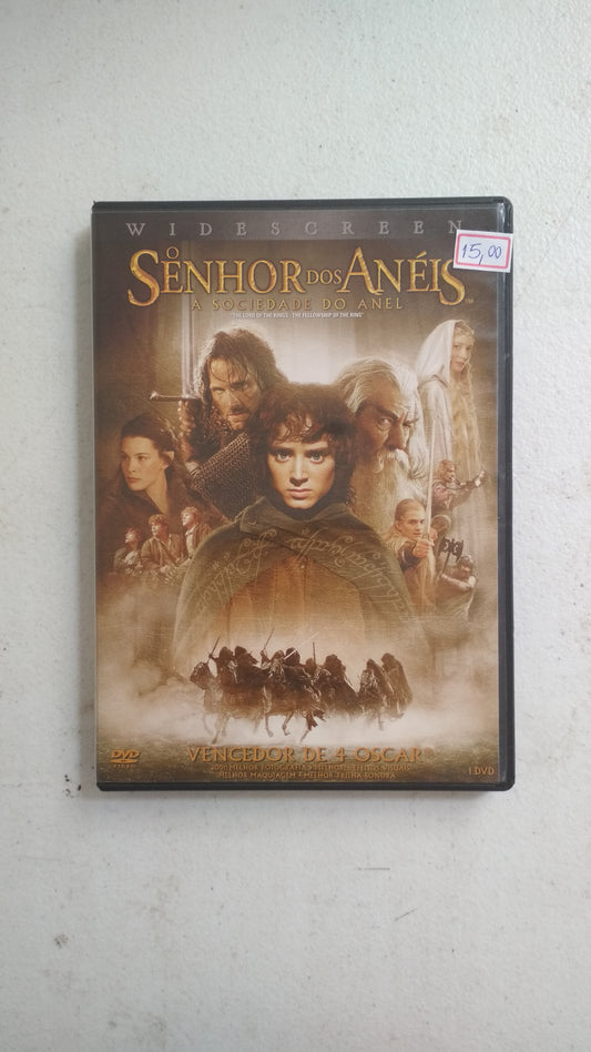 Dvd Senhor Dos Anéis - A Sociedade Do Anel