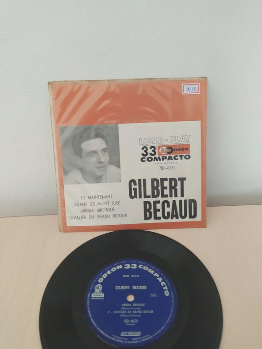 Lp Vinil Compacto Gilbert Becaud Et Maintenant