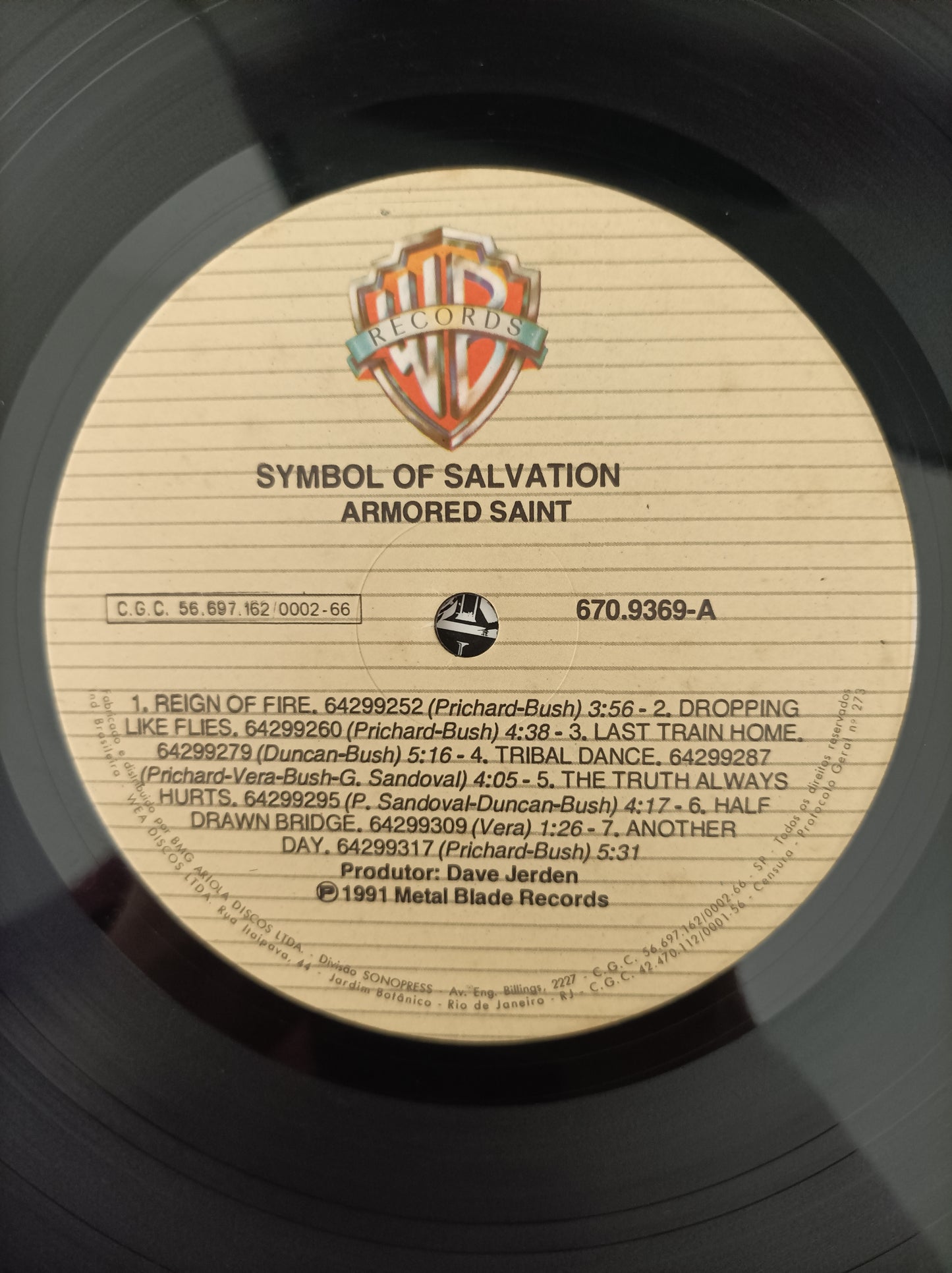 Lp Vinil Armored Saint Symbol of Salvation Com encarte
