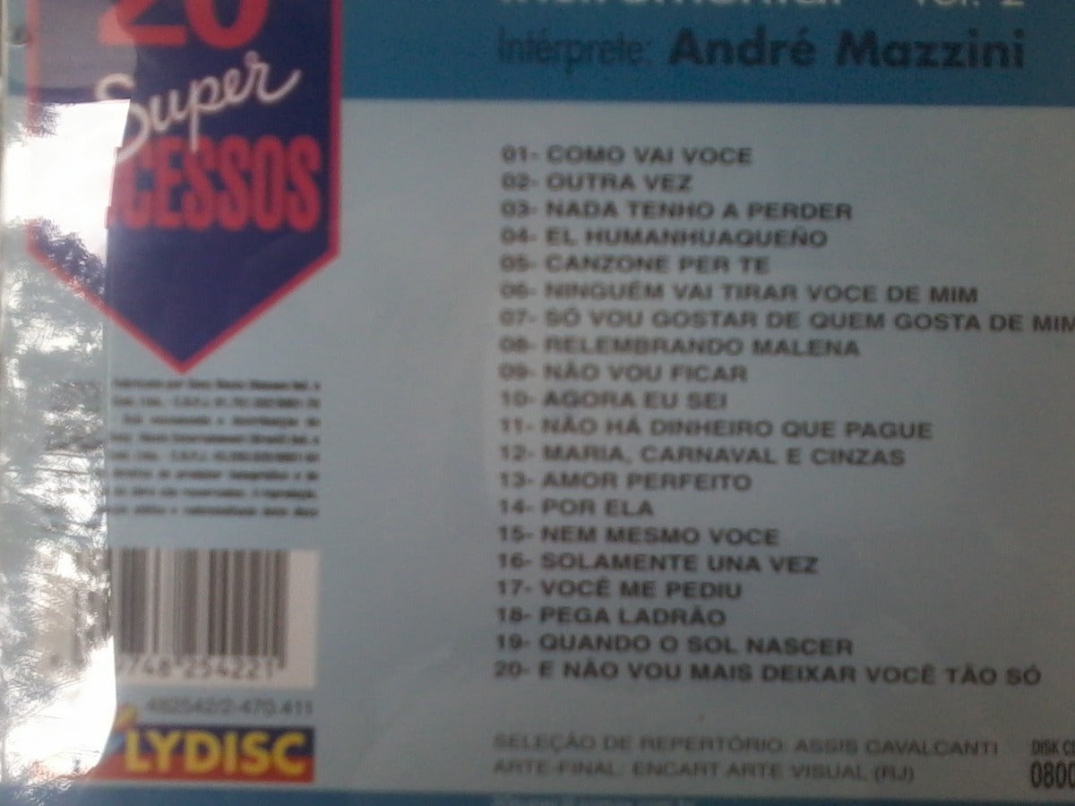 Cd Roberto Carlos Instrumental Vol. 2