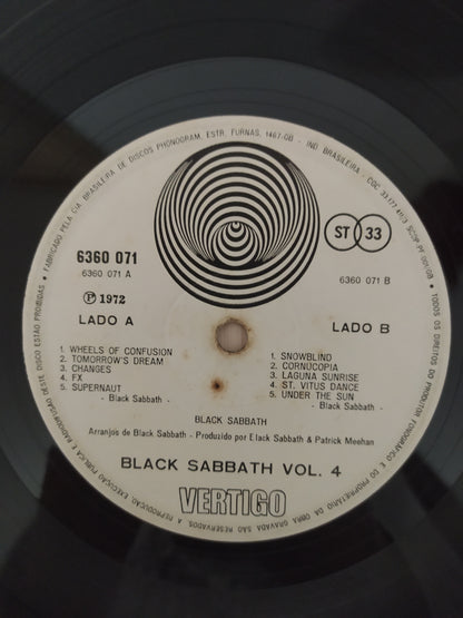 Lp Vinil Black Sabbath Vol. 4 , Leia