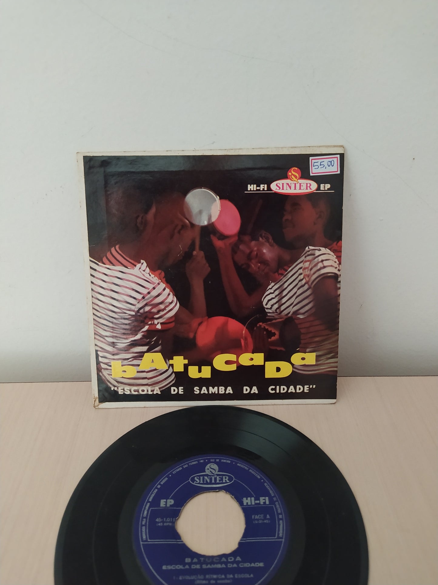 Lp Vinil Compacto Batucada Escola De Samba Da Cidade