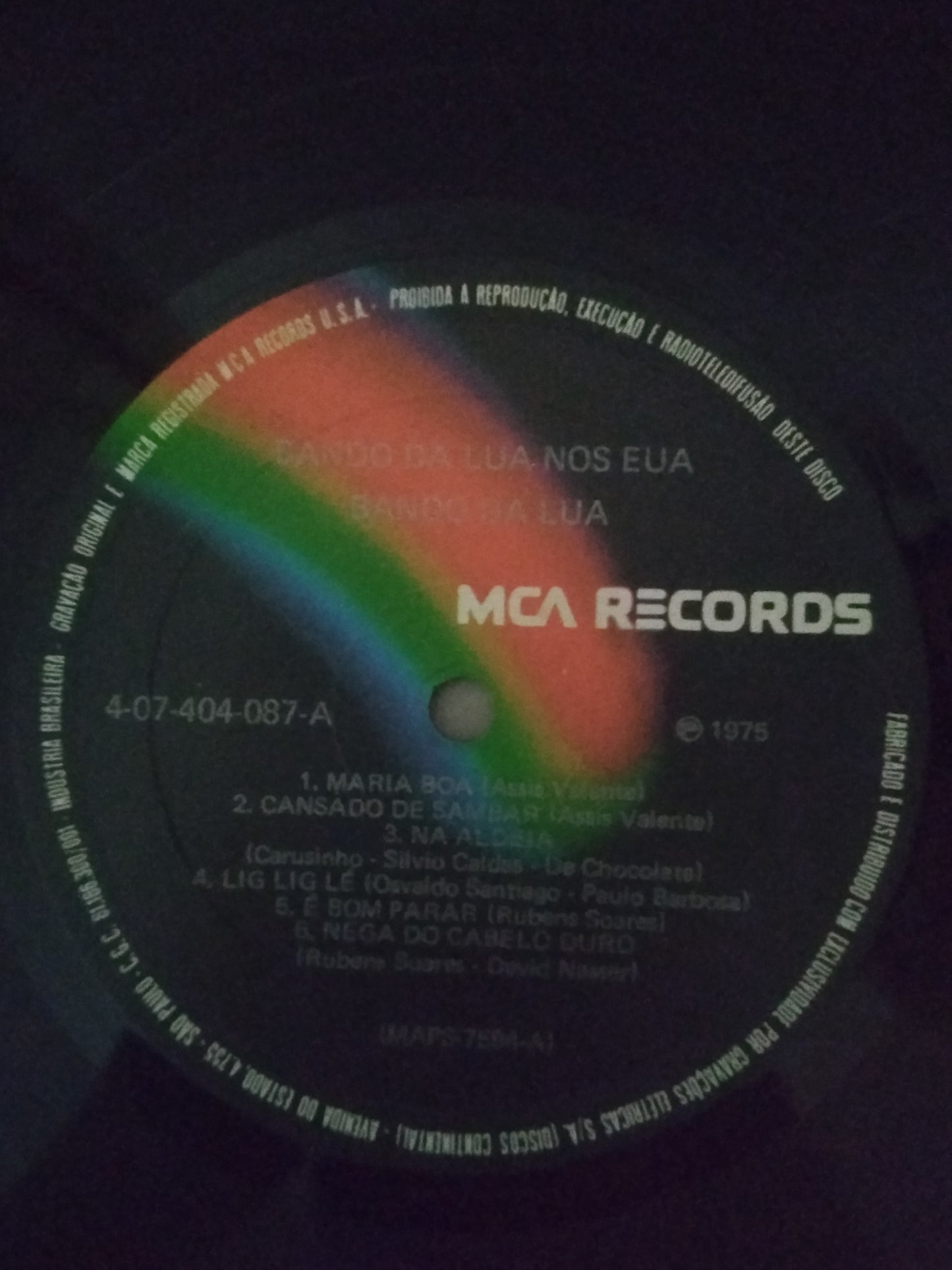 Lp Vinil Bando Da Lua Nos Eua