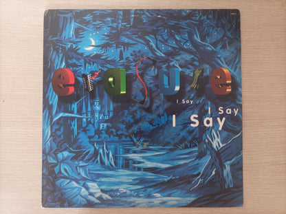 Lp Vinil Erasure I say I say I say Com encarte