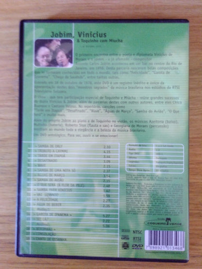 DVD - Jobim, Vinicius, Toquinho Miucha Live @RTSI