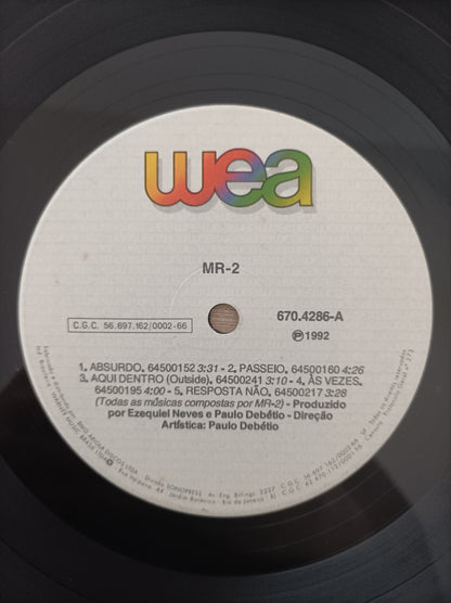 Lp Vinil MR-2 1992 Com encarte