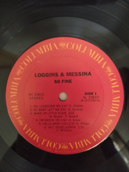 Lp Vinil Loggins & Messina So Fine Capa Dupla Importado