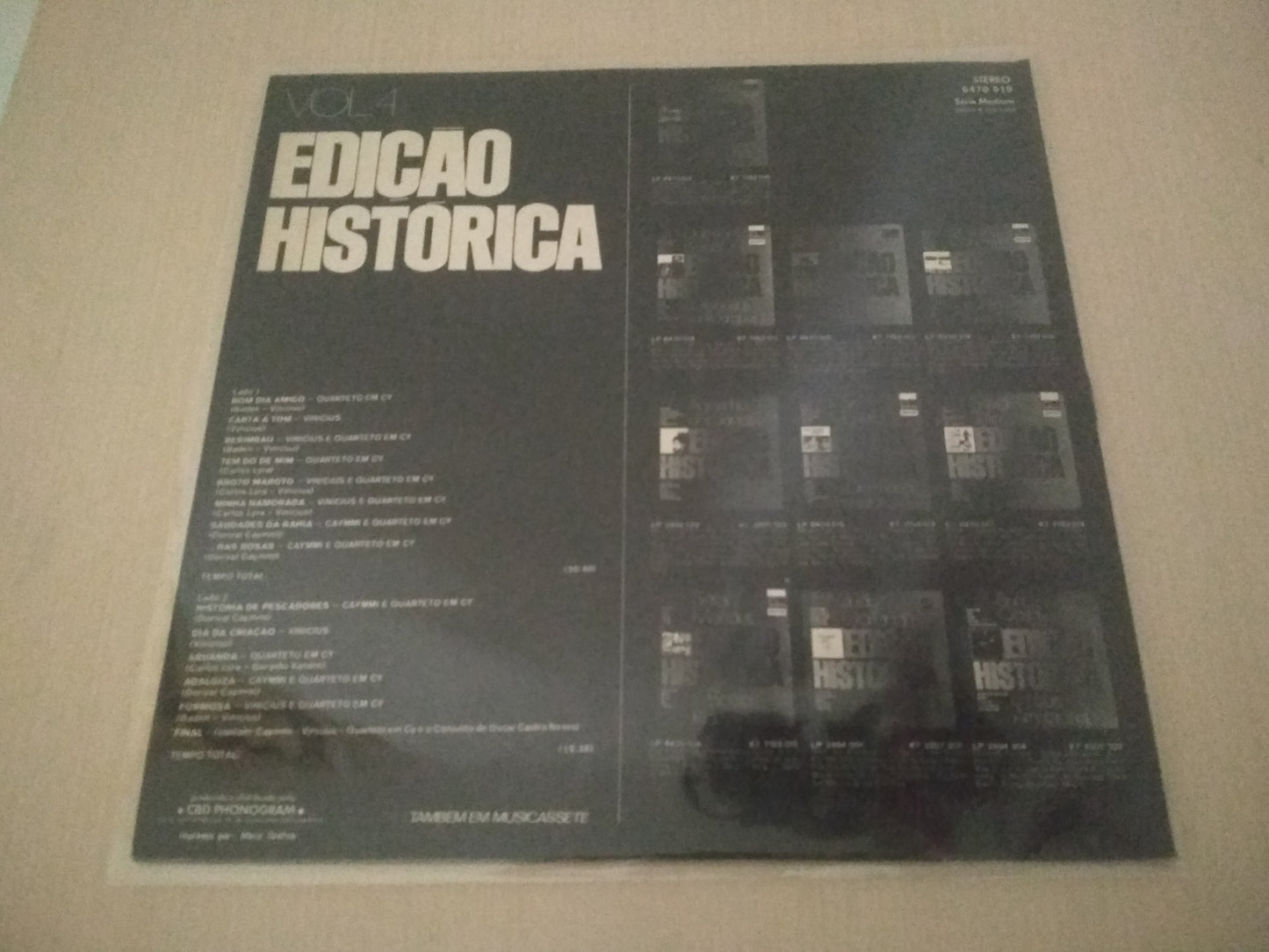 Lp Vinil Vinicius E Caymmi No Zum Zum Edição Histórica Vol 4