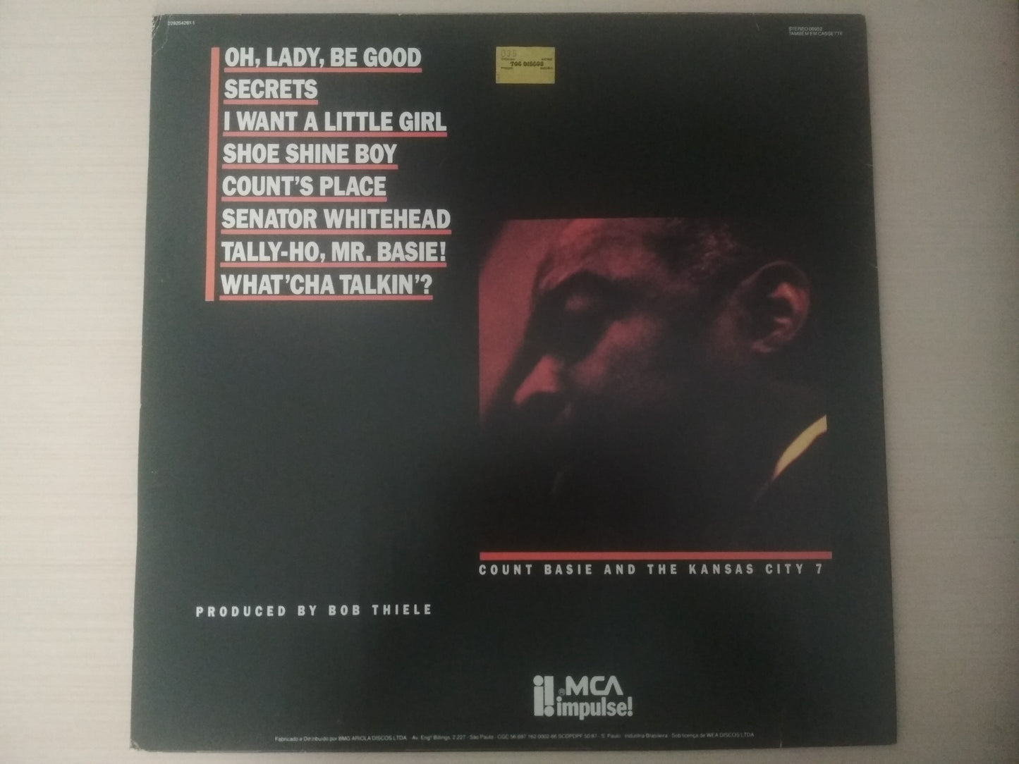 Lp Vinil Count Basie The Feeling of Jazz