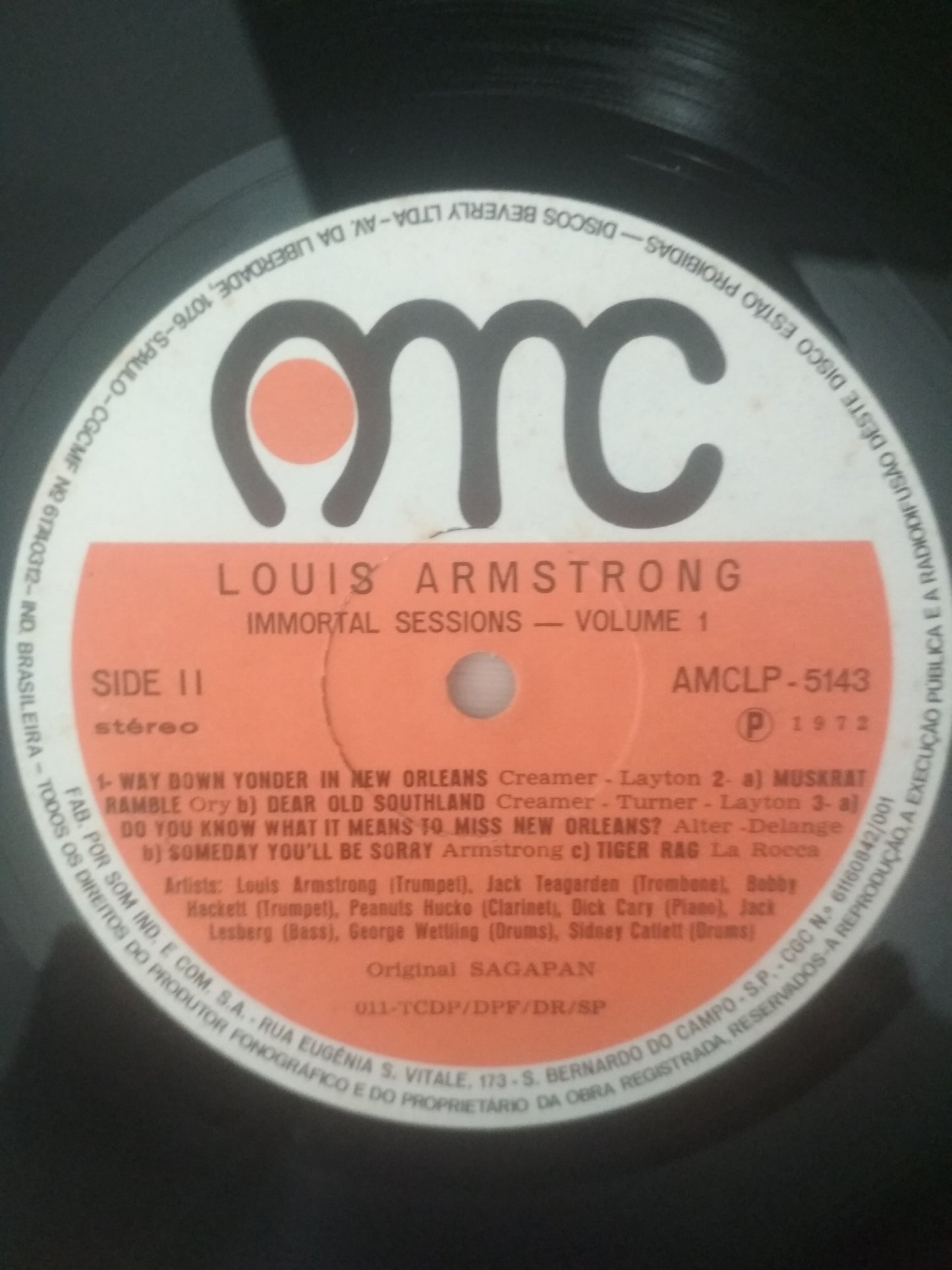 Lp Vinil Louis Armstrong Immortal Sessions