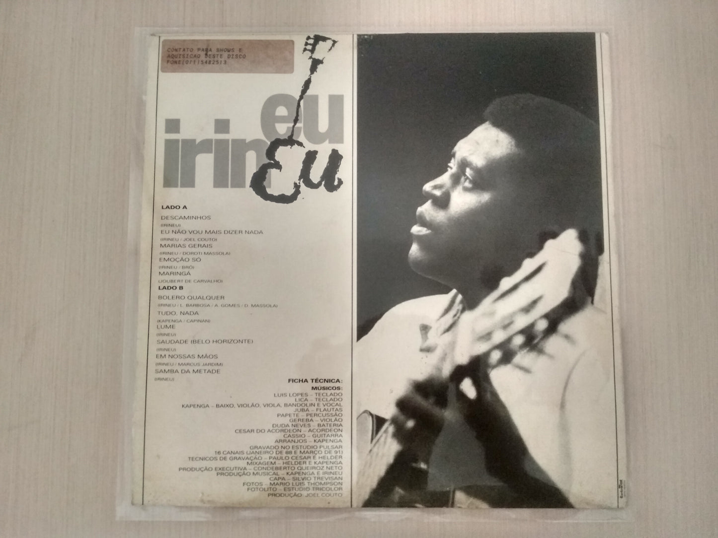 Lp Vinil Irineu Eu