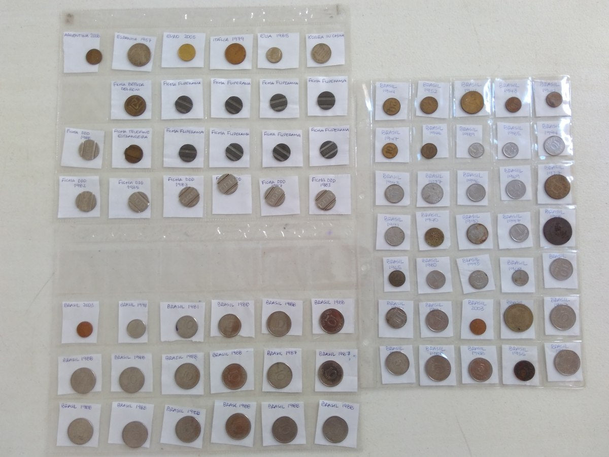 Coleção De Moedas Antigas