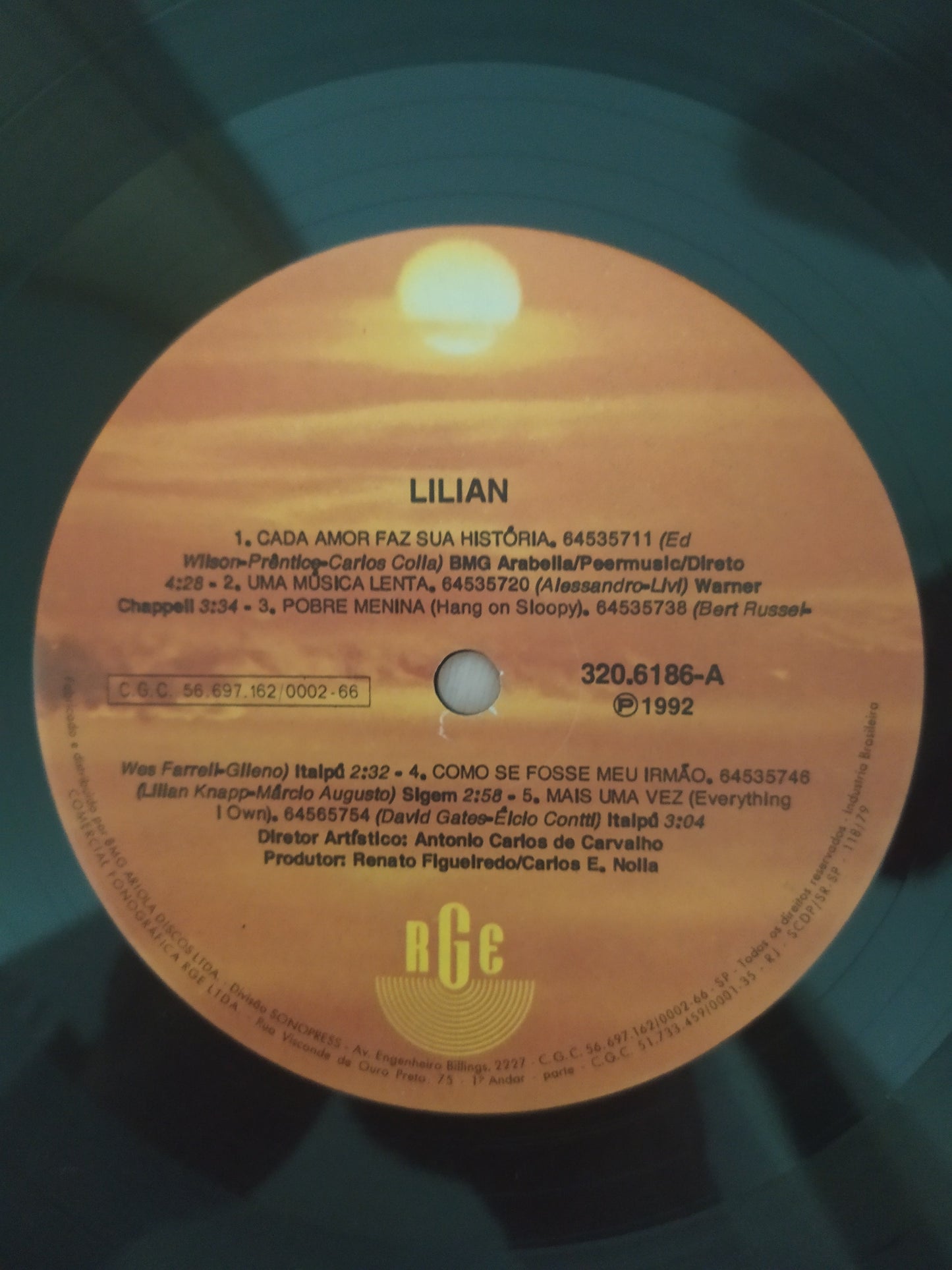 Lp Vinil Lilian 1992