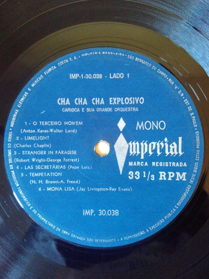 Lp Vinil Chachacha Explosivo Carioca And Cuban Percussion