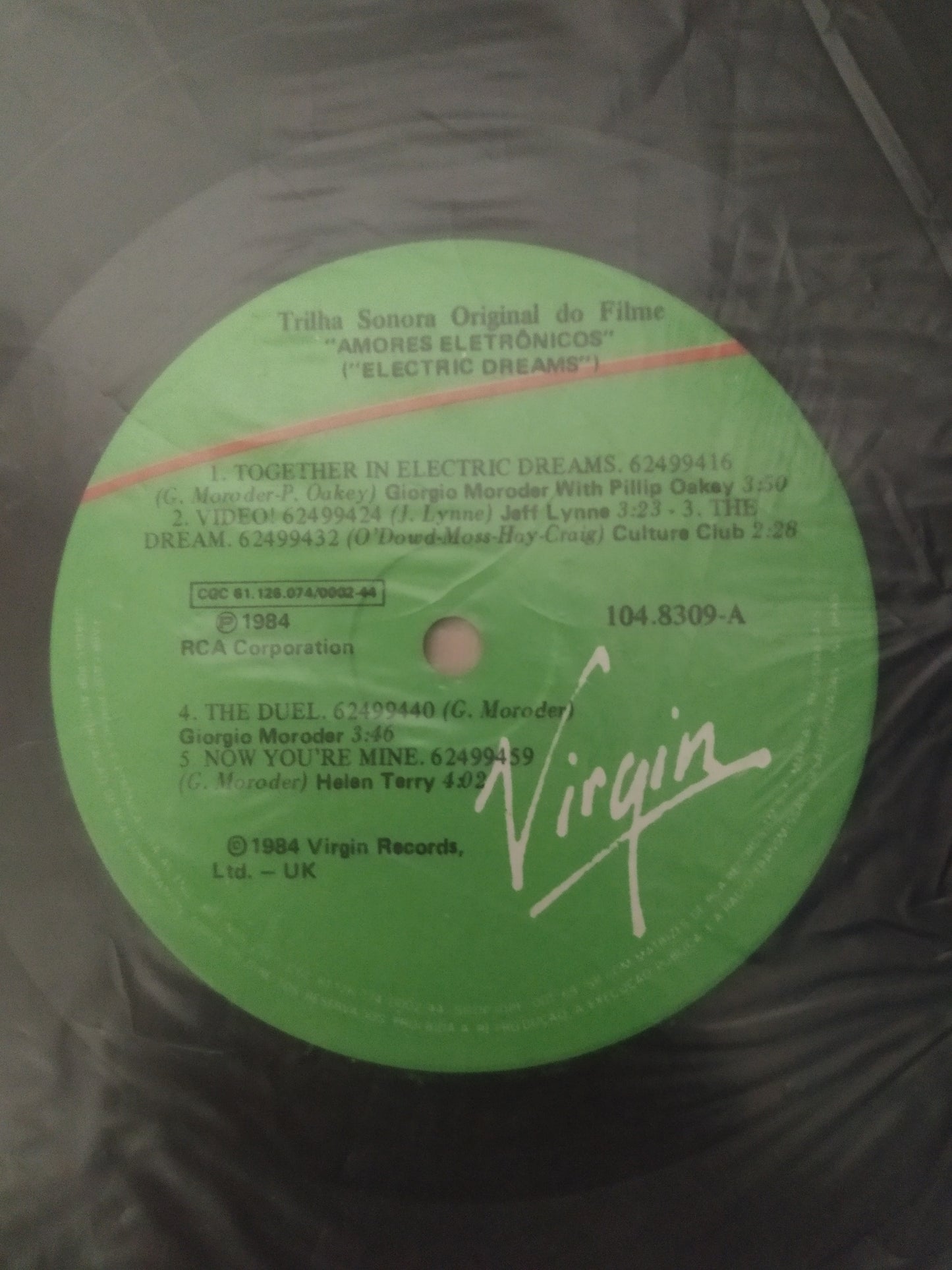 Lp Vinil Electric Dreams Trilha Sonora