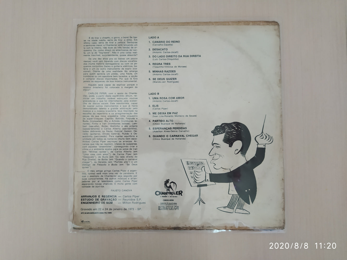 Lp Vinil Carlos Piper +18