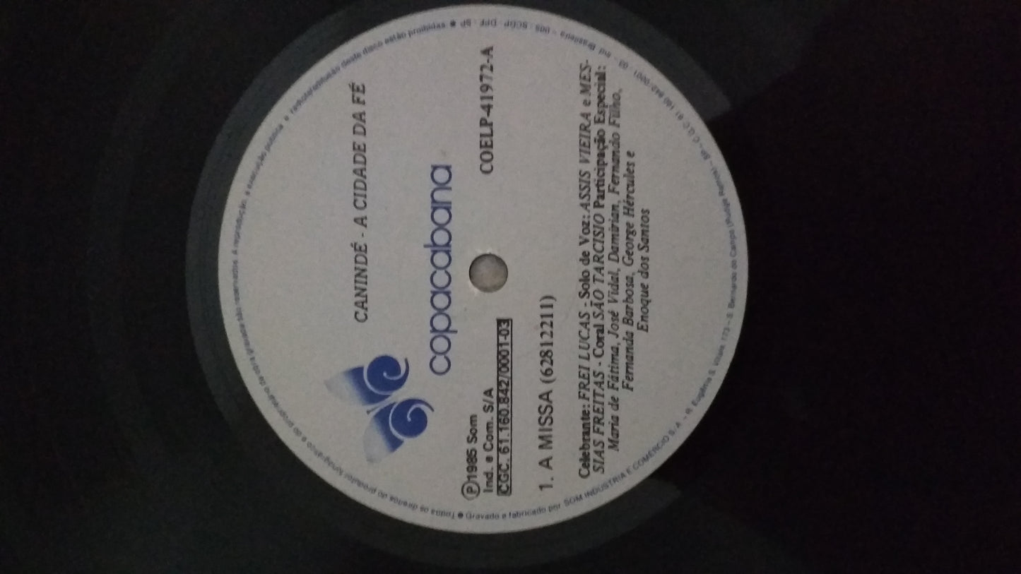 Lp Vinil Canindé: A Cidade da Fé