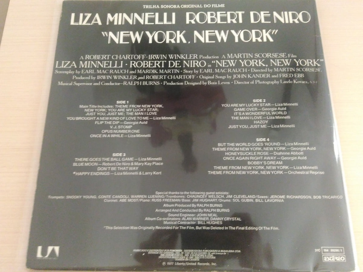 Lp Vinil Liza Minelli Robert De Niro New York New York Duplo